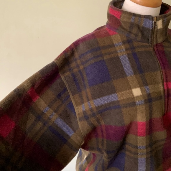 Vintage Nautica Fleece Pullover, Size L - Picture 4 of 11